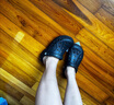 卡骆驰（CROCS）洞洞鞋贝雅男鞋女鞋轻便耐磨一脚蹬拖鞋休闲鞋|10126 黑色-001 40 (250mm) 实拍图