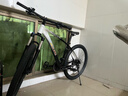 喜德盛山地自行车英雄600油压碟刹X6铝合金车架27.5轮径27速变速 暗夜雅白17寸(身高170-185) 实拍图
