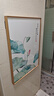 墨派荷花图新中式卫生间防水洗手间门口挂画浴室厕所装饰画免钉免打孔 爱莲 50*70cm晶瓷+铝合金边框 实拍图