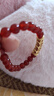 周大福中国风 优雅大方 红玉髓手链 16.25cm EOV1 实拍图