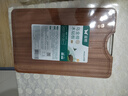 双枪乌金檀木整木菜板 百年龄砧板家用切菜案板抗菌实木菜板45*30*3 实拍图
