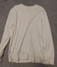优衣库男装女装柔软圆领T恤/休闲长袖上衣25秋冬新款479783 00 白色 M 实拍图