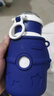 几物森林 儿童保温杯大容量男女儿童水杯316不锈钢底保冷大肚杯 蓝色500ml 实拍图
