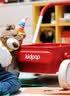 kidpop宝宝学步车1-3岁婴儿多功能手推车防侧翻可调速助步车 周岁礼物 【环保PP车斗】活力红 实拍图