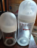 贝亲（Pigeon）玻璃奶瓶宽口径防胀气240ml M号奶嘴 3月+ AA187  实拍图