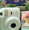 INSTAX富士instax立拍立得 一次成像相机 mini12精美礼盒 薄荷精灵 含10张fafa花边相纸 实拍图