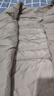 雪中飞经典新款基础舒适轻薄羽绒便捷短款保暖羽绒小马甲轻盈便携舒适 浅亚麻|7100-女 L 170/92A 实拍图