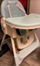 ANGI BABY宝宝餐椅儿童餐桌椅婴幼儿可折叠便携防侧翻多功能可调节吃饭座椅 牛油果绿【折叠+万向轮+调节】 实拍图