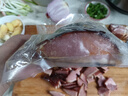 阮小哥 腊肉后腿腊肉200g 咸肉烟熏川味腌笃鲜四川风味土猪特产熟食腊味 实拍图