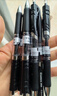 齐心(Comix)【热门商品】30支装顺滑中性笔签字笔按动笔按压水笔 0.5mm子弹头办公用品 黑色 EB15 实拍图