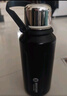 富光拾喜（FUGURNG BESTJOY）保温杯大容量男女户外运动便携茶杯316不锈钢手提杯子黑色1000ml 实拍图