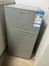 荣事达（Royalstar）小冰箱小型家用出租房双门一级能效宿舍冷藏冷冻两用节能电冰箱 53A136【一级能效】【三天不到1度电】银 实拍图