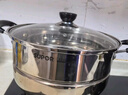 苏泊尔SUPOR 好帮手304不锈钢双层复底26cm蒸锅汤锅蒸笼SZ26B5 实拍图