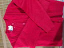 优衣库童装女童souffle yarn舒芙蕾开衫长袖毛衣外套新款478173 15 珊瑚红色 160 实拍图