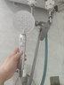 Rosecret【德国】增压淋浴花洒喷头全套强劲家用多功能洗澡手持莲蓬喷头 【星光银】单喷头+1.5米防爆软管丨浴室浴霸带软管 硅胶出水孔密集大出水量畅享淋浴 实拍图