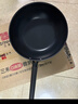 三禾无涂层不粘炒锅炒菜锅无油烟钛合金钛锅具30cm天穹黑配钢铲LC30S1 实拍图