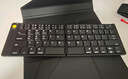 多彩（Delux）MF10超薄折叠无线蓝牙键鼠套装激光翻页折叠空中鼠标便携移动办公手机平板ipad电脑通用黑色 实拍图