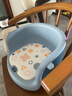 日康（rikang）宝宝餐椅 叫叫椅婴儿学坐椅多功能儿童吃饭餐桌 RK-X2009-1 蓝色 实拍图