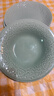 苏氏陶瓷青瓷釉陶瓷盘花开富贵汤盘子4件套装餐具 实拍图