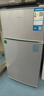 奥克斯小冰箱家用小型迷你冷藏冷冻两用出租房宿舍用节能省电寝室办公室电冰箱 【全国联保】42A156D银【节能省电】 实拍图