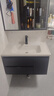 艺昕浴室柜陶瓷一体盆卫生间洗手盆洗脸盆柜组合智能镜套装洗漱洗手台 80CM轻奢灰标准款+全套配件 实拍图