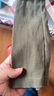 优衣库女装罗纹亨利领T恤/长袖修身短款内搭打底479591 487908 479591/56橄榄色 L 实拍图