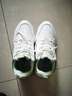 回力（Warrior）官方运动鞋女鞋秋冬皮面跑步鞋老爹鞋轻便小白鞋子女白绿皮面38 实拍图
