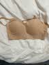 内外橙标明星同款抱抱粉底杯软支撑文胸内衣女固定杯无钢圈承托 背心款-沉稳黑 （黑松露） L （L-XL） 实拍图