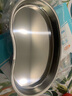 海氏海诺不锈钢弯盘换药盘消毒盒消毒盘托盘腰子盘手术工具碗18.5cm小号 实拍图