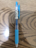 斑马牌（ZEBRA）JJ15 按动中性笔 签字笔 0.5mm子弹头啫喱笔水笔 学生彩色手账笔 浅蓝色 实拍图