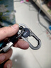 金达日美汽车钥匙扣男士高档车钥匙挂扣商务腰挂不锈钢双环创意锁匙扣 实拍图