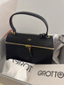 GROTTO个乐经典R66系列小中号百搭通勤复古手提单肩斜挎包通勤圣诞礼物 经典黑S（古金） 实拍图