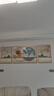 诗六艺家饰客厅装饰画北欧现代简约沙发背景墙挂画三联画大气轻奢壁画晶瓷画 福禄有幸（铝合金外框） 晶瓷画左右50*70+中间100*70亮面 实拍图