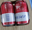 百威啤酒红罐淡色拉格330ml*24听整箱装浓郁麦香京东自营 实拍图