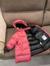 保姆鹅  【风墙】儿童羽绒服宝宝中长款护脸加厚外套保暖童装[NG2664] 石榴粉 120 实拍图
