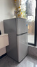 美的（Midea）112升 两门小冰箱灰色双温小冰箱迷你家用宿舍租房灵活摆放节能低音深冷速冻 BCD-112CM 实拍图