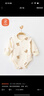 贝瑞加（Babyprints）新生儿连体衣婴儿包屁衣男女宝宝长袖三角爬服四季衣服 小熊59 实拍图