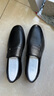 红蜻蜓男鞋秋冬男士爸爸一脚蹬软面皮商务休闲皮鞋男WTA42860 黑色42 实拍图