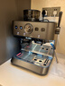 Barsetto/百胜图【情人节礼物】03咖啡机54mm平刀研磨一体专业商用三加热系统强劲蒸汽意式全半自动家用 石墨黑 实拍图