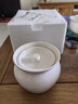 瓦罐煨汤炖盅家用商用隔水炖一人蒸蛋带盖炖罐沙县小吃陶瓷煲汤罐 【白色】单个装 500ml 实拍图