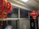 梦多福灯笼大门阳台挂的2026大红灯笼春节新年结婚婚礼装饰led灯植绒布 平安珠100#+LED光源【流苏福字】 一对装 实拍图