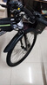EG7山地自行车成人学生变速越野单车双减震赛车26寸青少年男女 辐条【加厚防滑轮-更安全】黑白 26寸21速【适合：160-180CM】 实拍图