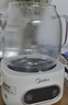 美的（Midea）花漾0胶水全玻璃养生壶 多功能煮茶壶 母婴烧水壶 恒温电热水壶 全自动一体煮茶器1.2L YS12B302J 实拍图
