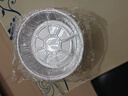 美进家（MEIJINJIA）空气炸锅烤箱专用锡纸碗盘 直径182mm*30只烧烤露营铝箔烤盘圆形 实拍图