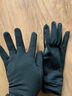 迪卡侬户外运动男女跑步健身骑行轻薄舒适保暖触屏手套纯黑色L-4564122 实拍图