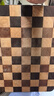 炊大皇家用切菜板砧板乌檀木橡胶木主厨棋盘格菜板42.5*31*2.5cm 实拍图