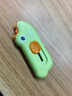 得力（deli）迷你随身美工刀卡通小鳄鱼可爱拆快递开箱小刀学生美术裁纸刀小号 TD138绿 实拍图
