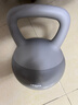 乐系（lexi）软壶铃健身家用练臀软式运动力量训练男士提壶哑铃 12公斤高级灰 实拍图