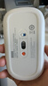 联想（Lenovo）无线蓝牙鼠标轻音鼠标 Air Handle轻音双模鼠标 便携办公鼠标 适用台式机一体机笔记本平板 白 实拍图