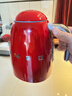 SMEG/斯麦格复古电热水壶KLF04烧水壶大容量家用不锈钢恒温养生壶泡茶热牛奶自动断电保温生日新年礼物 1.7L 红色 实拍图